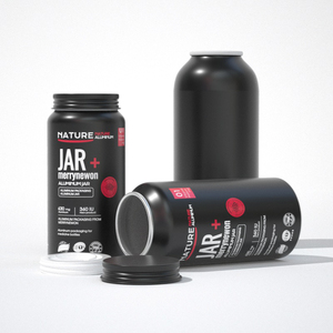 Premium Aluminum Bottle for Capsule Vitamin Bottle Packaging, Empty Metal <b>Container</b> for Fish Oil Supplement and Omega-3 Storage. - Product Image 1