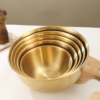 Bol de préparation et de mélange robuste en acier inoxydable avec échelle graduée intégrée, design empilable pour la cuisine domestique, la restauration, les hôtels et la préparation quotidienne des aliments