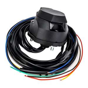 Kit électrique 12V 7 conducteurs 7 broches Câble de <span class=keywords><strong>remorque</strong></span> universel Barre de remorquage avec jeu de vis de protection Assemblage - Product Image 1