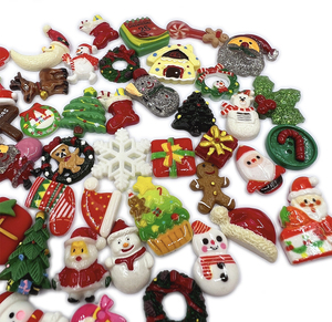 Hot Bán Hỗn Hợp Giáng Sinh Loạt Nhựa Trang Trí Flatback Cabochon Cho Tự Làm Thủ Công Scrapbooking Làm Điện Thoại Phụ Kiện Vỏ - Product Image 5