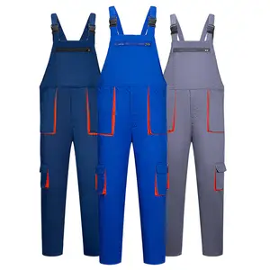 Celana kerja pabrikan celana Bib pakaian kerja industri overall untuk pria celana panjang Bib seragam tukang kayu pakaian kerja