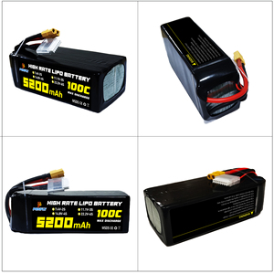 PONFLY 고출력 5200mAh 6S 22.2V 100C FPV 드론 배터리 Lipo 배터리 3S 4S 14.8V 8S 29.6V RC 비행기 리튬 폴리머 배터리 - Product Image 6