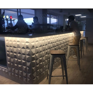 Comptoirs de bar à gâteaux et pains en bois massif haut de gamme, design autoportant pour hôtel - Product Image 4