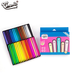 Crayons de laboratoire triangulaires lavables pour enfants, 24 couleurs, fournitures d'art pour dessin - Product Image 4