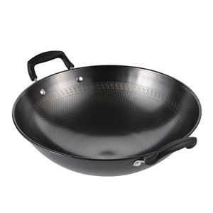 <span class=keywords><strong>Wok</strong></span> Universal Resistente con Diseño de Panal, Construcción de Acero Inoxidable y Hierro, Sin Recubrimiento, Resistente al Óxido - Product Image 6