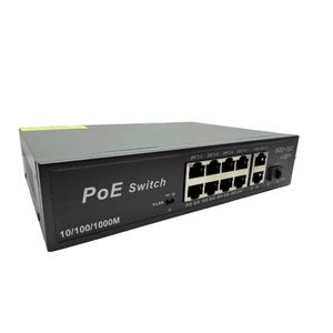 8+2 1000Mbps Factory Direct 8-Port PoE Switch 48V 10/100Mbps with 2 Uplink Ports 250 Meter Range for <strong>CCTV</strong> Camera PC - Product Image 2