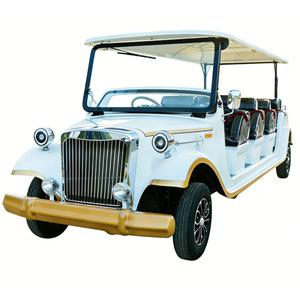 Voiture électrique de tourisme haut de gamme 8 places avec grand toit, pare-brise pliable et sièges imperméables – Véhicule tout-terrain pour visites en campagne - Product Image 3