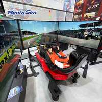 Simulador de Carreras RenixSim Comercial de Alta Tecnología, Dinámico, con Movimiento Completo, Force F1 Pro Hidráulico MOZA para Parques de Juegos