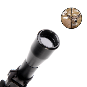 Lunette de visée tactique 4X20 <span class=keywords><strong>longue</strong></span> portée pour la chasse avec base de montage de 11 mm, grossissement 4x, lunette de visée pour l'extérieur - Product Image 3