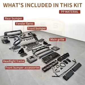 Kit carrosserie en plastique de haute qualité pour <span class=keywords><strong>Mercedes</strong></span> Benz Classe G, mise à niveau vers W465 G63, accessoires de pare-chocs, pièces automobiles - Product Image 5