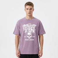 T-shirt en coton surdimensionné pour homme, impression personnalisée, haute qualité, vente en gros, manches classiques, t-shirt uni avec images personnalisées