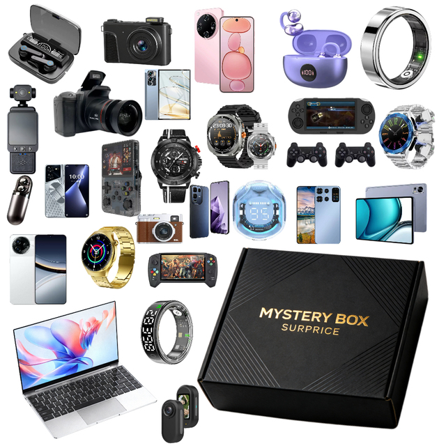 100% Surprise Gift Tech Electronics 3c Lucky Gaming 5g Smart Watch Earphone 100% Surprise High Quality Basic Mystery Blind Box