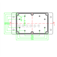 Boîtier en plastique mural Boîtier électrique électronique Personnalisation du boîtier électrique extérieur IP65 Abs Boîte électrique industrielle résistante aux intempéries