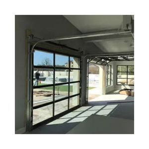 <span class=keywords><strong>Puerta</strong></span> <span class=keywords><strong>de</strong></span> <span class=keywords><strong>garaje</strong></span> <span class=keywords><strong>de</strong></span> vidrio <span class=keywords><strong>con</strong></span> marco <span class=keywords><strong>de</strong></span> aluminio impermeable <span class=keywords><strong>con</strong></span> <span class=keywords><strong>puerta</strong></span> <span class=keywords><strong>peatonal</strong></span> Diseño <span class=keywords><strong>de</strong></span> panel <span class=keywords><strong>de</strong></span> vista clara para hogares modernos - Product Image 3