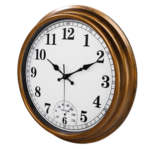 <strong>Factory</strong> Customized 16 Inch European Retro Outdoor Waterproof Hanging Mute <strong>Clock</strong> Decorative Quartz <strong>Clock</strong> - Product Image 2