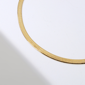 Trendy Au585 Real <strong>Gold</strong> <strong>Solid</strong> Pure Link Curb Herringbone Chain <strong>Bangle</strong> 14k <strong>Gold</strong> Bracelets for Women - Product Image 6