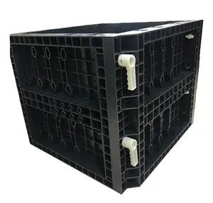 Lianggong vật liệu xây dựng linh hoạt có thể điều chỉnh tái sử dụng xây dựng vuông nhựa bê tông ván khuôn