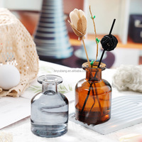Pot en verre d'huile de parfum diffuseur de roseau de luxe 50ml 100ml 150ml 200ml bouteille de diffuseur bouteille de diffuseur de roseau