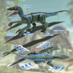 Control Remoto para Niños, Juguetes Grandes, Dinosaurio Jurásico Caminante a Control Remoto - Product Image 5