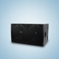 Haut-parleur stéréo professionnel AG PI218 4 ohms passif étanche avec subwoofer de 6400 W de puissance maximale