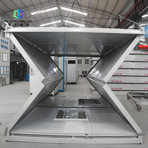 Maison conteneur préfabriquée pliable de 20 pieds, design moderne, caractéristique respirante, garantie de 5 ans pour appartement, bureau, <span class=keywords><strong>hôtel</strong></span>, atelier - Product Image 4
