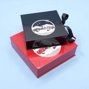 Boîte à invitations de mariage <span class=keywords><strong>rigide</strong></span> en velours de luxe, vert sauge, boîtes à dragées personnalisées, souvenirs pour invités, doublure en satin, fermeture magnétique - Product Image 1