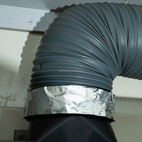 Ruban adhésif en aluminium à une face avec adhésif acrylique, isolation thermique, résistant aux UV, résistant aux hautes températures, pour usage industriel