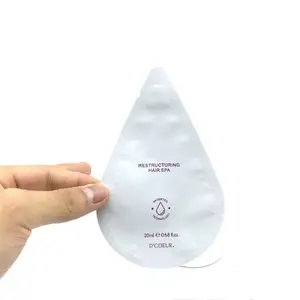 अनुकूलित पैकेजिंग गर्मी सीलिंग एल्यूमीनियम पन्नी 3 साइड सील छोटे प्लास्टिक चीनी पाउडर पैकेजिंग