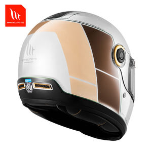 Casque de moto intégral moderne et populaire MT JARAMA RIDE ROUTE en ABS unisexe à dégagement rapide, idéal pour la course et le tourisme toutes saisons - Product Image 5