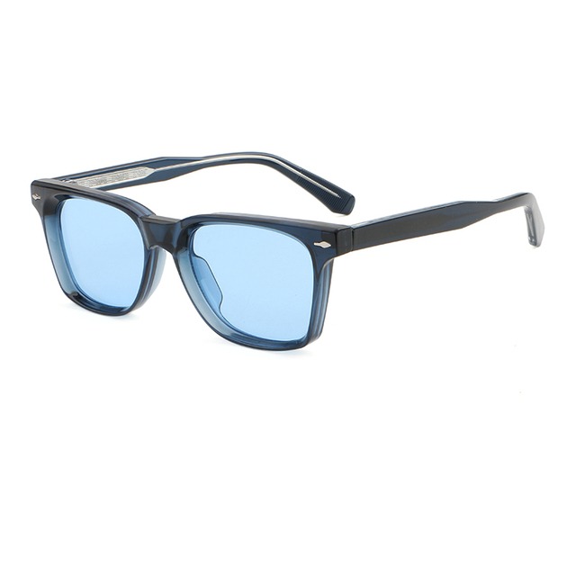 High Quality Fashion OEM Square Rectangle UV400 Durable Lightweight Custom Logo Men Women Sunglasses