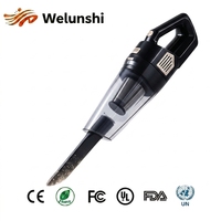 Aspiradora de Mano Inalámbrica WLS-1907 OEM al por Mayor con Diseño de Detalles Dorados, Mini Aspiradora Portátil Recargable por USB para FBA