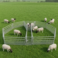 Panel de Cerca Ovalado Galvanizado en Caliente para Ovejas y Cabras, para Corrales y Patios de Ranchos
