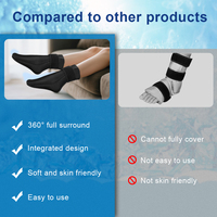 Sacs de glace réutilisables pour les blessures Pack de glace pour les pieds pour les blessures Chaussettes de gel réutilisables pour le soulagement instantané de la douleur Pack de glace pour la cheville