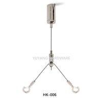 Kit de suspension de câble lumineux à bande Led Offres Spéciales pour l'éclairage câble en acier crochet réglable système de suspension de pince de câble
