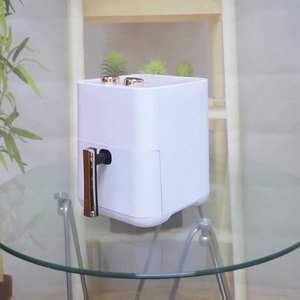 Friteuse à air électrique double panier en plastique grande capacité, antiadhésive PTFE, facile à nettoyer, forme carrée, pour usage domestique – Offre Spéciale - Product Image 6