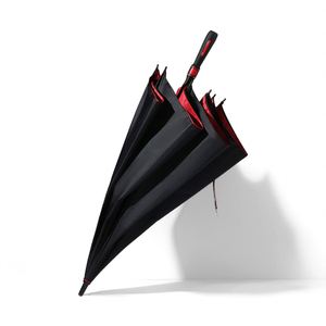 Fiberglass Automatic Opening Golf Polyester <b>Umbrella</b> Novelty Pongee Uv Proof Coating <b>Windproof</b> With Custom Logo for the Rain - Product Image 3