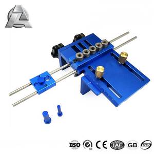 Guia de perfuração de buraco 3 em 1, localizador de carpintaria ferramenta de perfuração gabarito ferramentas manuais - Product Image 5