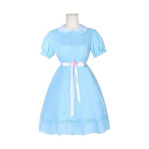 Disfraz de Halloween para Niñas, Estilo Vintage Azul, Inspirado en Hermanas Gemelas Espeluznantes, para Representaciones Escénicas - Product Image 6