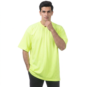 Camiseta de Algodón Ultra para Hombre, Estilo Oversize con Cuello Redondo - Product Image 1