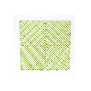 Baldosa <span class=keywords><strong>de</strong></span> Cerámica para Piso, Diseño Entrelazado, Color Verde Óxido con Vetas Doradas, 12x12, Venta al por Mayor, Ideal para Garajes - Product Image 4