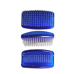 Brosse à ongles en plastique à poils plats pour le nettoyage des ongles, couleur bleu et vert, spécifications normales - Product Image 3