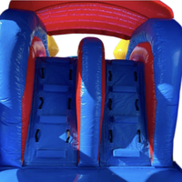 Parc aquatique gonflable 2 voies Unicorn Combo, utilisation humide et sèche, en PVC, capacité supérieure à 10 personnes