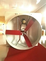 Équipement de ventilation pour élevages porcins, ventilateur d'évacuation mural en fibre de verre et plastique à prix avantageux