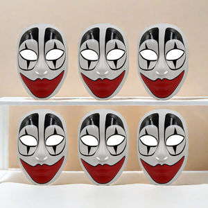 <span class=keywords><strong>Best</strong></span> <span class=keywords><strong>Seller</strong></span> White Scary Clown Máscara de labios rojos Suministros para fiestas Máscara de Mascarada Máscara de Halloween - Product Image 6