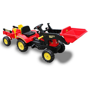 Trattore Giocattolo <span class=keywords><strong>a</strong></span> <span class=keywords><strong>Pedali</strong></span> con Caricatore e Rimorchio per Bambini - Product Image 4
