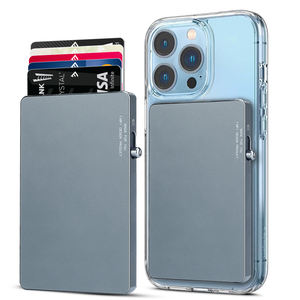 Nuovo stile minimalista Rfid Blocking Basic Card Holder portafoglio compatto intelligente Pop-Up in alluminio da uomo con Logo personalizzato - Product Image 1