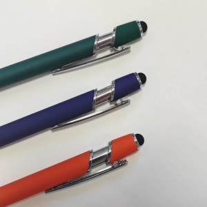 Bolígrafo Metálico de Aluminio Estilo Prensa Meiji, Bolígrafo Multicolor con Punta Táctil Capacitiva, Escritura Fluida, Logotipo Personalizable, Oficina - Product Image 1