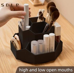 360 °   Organizador Giratorio para Brochas de Maquillaje con 9 Ranuras, Organizador de Maquillaje para Encimera, Organización de Maquillaje para Escritorio, Baño - Product Image 1