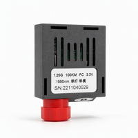 Transceiver Optique 1x9 1.25G Bidi 80km 100km 1490nm/1550nm Monofibre Simplex Interface FC Module 9 Broches