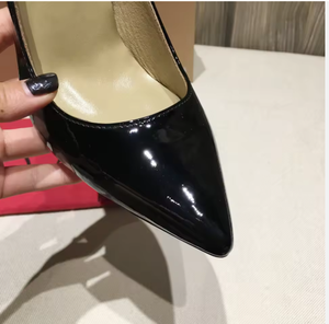 รองเท้าส้นสูงผู้หญิง คุณภาพสูง ดีไซน์หรูหรา หนังแท้ พื้นสีแดง สำหรับสุภาพสตรี - Product Image 2